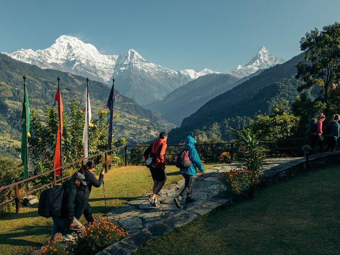 Nepal hiking