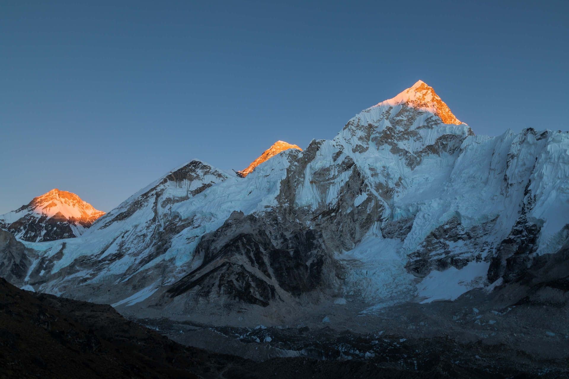 Himalayas Monutain red