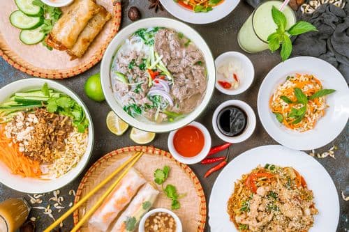 Vietnamesisches essen Cuisine vietnamienne vietnamese food