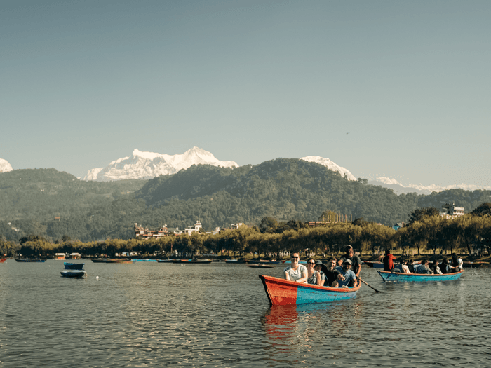 Nepal Phewa Lake boat