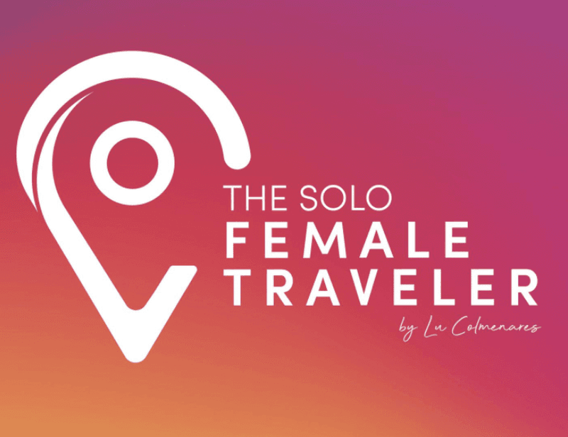 The solo female traveller Podcast Logo 2